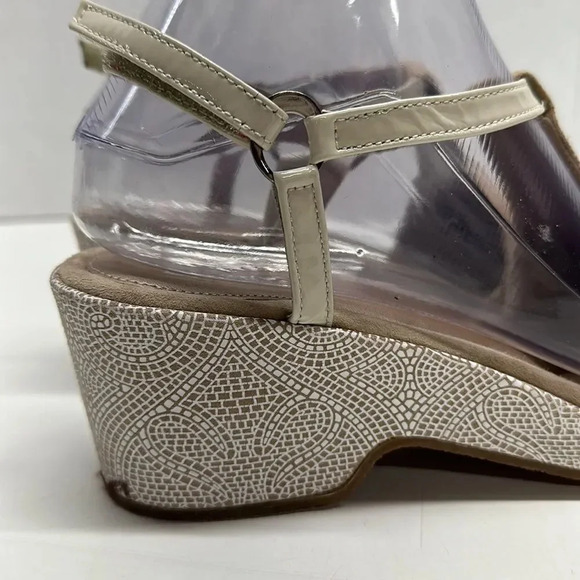 Beautifeel Sandals Shoes Open Toe Wedge Suede Orthopedic Brown Tan 39 9 - Picture 3 of 11